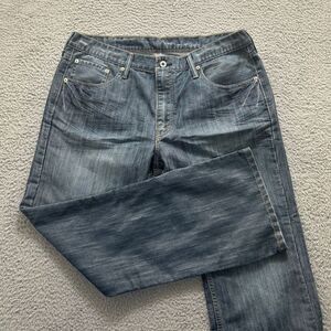 Levis 527 Jeans Mens 38x30 Blue Bootcut Flap Pockets‎ Denim Western Cowboy